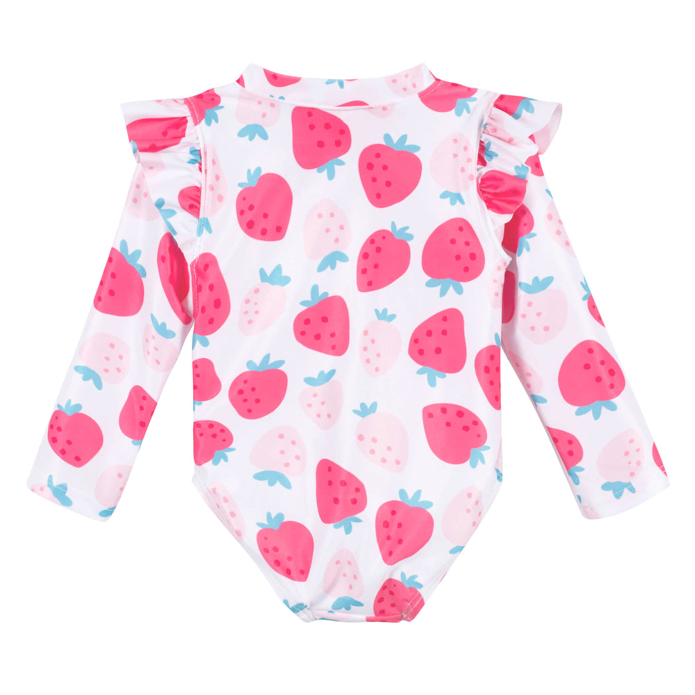 Baby & Toddler Girls Summer Blossom Rash Guard-Gerber Childrenswear