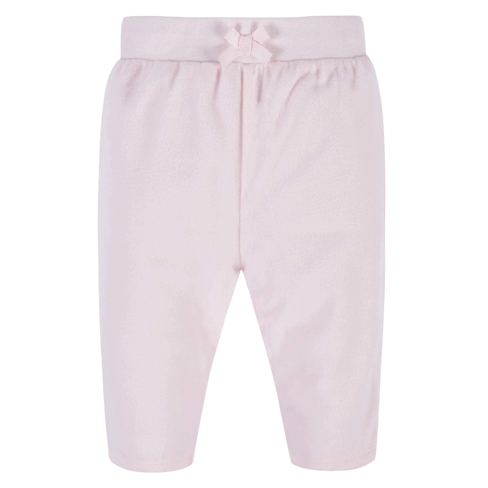 4-Pack Baby Girls Floral Microfleece Pants-Gerber Childrenswear